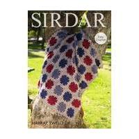 Sirdar Harrap Tweed DK Crochet Blanket Digital Pattern 7833