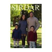 sirdar harrap tweed dk jumper digital pattern 7832