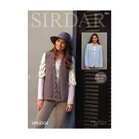 sirdar smudge waistcoat and cardigan digital pattern 7865