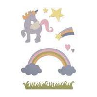 sizzix magic unicorn dies 16 pieces