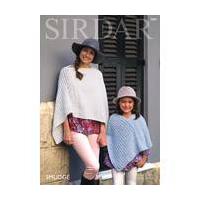 Sirdar Smudge Ponchos Digital Pattern 7869