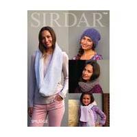 Sirdar Smudge Hats and Scarves Digital Pattern 7868