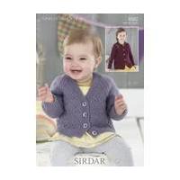 Sirdar Snuggly DK Girls Cardigan Pattern 4582