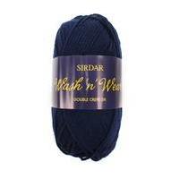 Sirdar Light Navy Wash n Wear Double Crepe DK Yarn 50 g