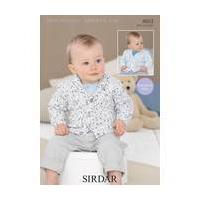 Sirdar Snuggly Spots DK Cardigan Digital Pattern 4603
