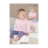 sirdar snuggly spots dk jumper and cardigan digital pattern 4604