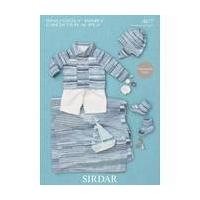 Sirdar Snuggly Baby Crofter 4 Ply Baby Accessories Digital Pattern 4617