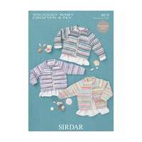 Sirdar Snuggly Baby Crofter 4 Ply Cardigan Digital Pattern 4619