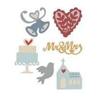 sizzix wedding thinlits dies 6 pack