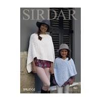 Sirdar Smudge Ponchos Pattern 7869