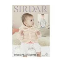 Sirdar Snuggly Baby Crofter DK Cardigan Pattern 4670