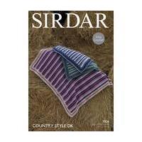 Sirdar Country Style DK Blankets Pattern 7826