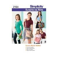 Simplicity Learn to Sew Bags Sewing Pattern 2164
