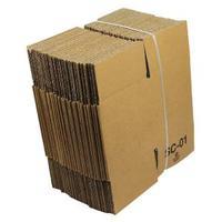 Single Wall 127x127x127mm Brown Corrugated Dispatch Cartons Pack of 25