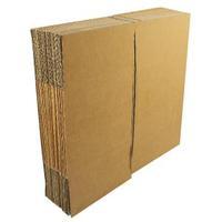 Single Wall 381x330x305mm Brown Corrugated Dispatch Cartons Pack of 25