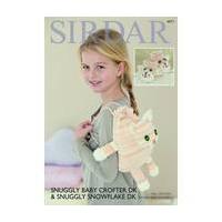 Sirdar Snuggly Baby DK Cat Bootees and Bag Pattern 4671
