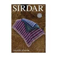 sirdar harrap tweed dk blankets digital pattern 7826