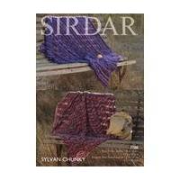 Sirdar Sylvan Chunky Throw Blanket Digital Pattern 7788