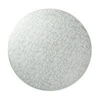 Silver 8 Inch Double Thick Round Cake Board