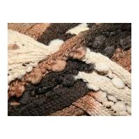 Sirdar Aruba Scarf Knitting Yarn 805 Beige Brown Mix