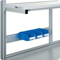 Single Bin / Container Rail 985w for 1800 WB bench