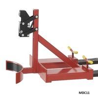 single drum claw forklift attachment orange