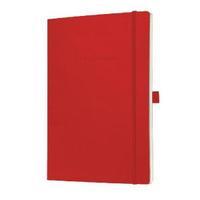 sigel conceptum lined 135x210x13mm red notebook co228