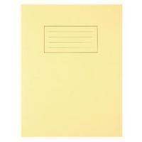 Silvine Feint Ruled With Margin Yellow 229x178mm Exercise Book 80