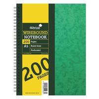 Silvine Wirebound A5 Notebook 100 Leaf Ruled Feint Pack of 6 SPA5