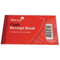Silvine Duplicate Receipt Book 63x106mm Gummed Pack of 36 228