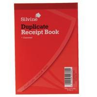 Silvine Duplicate Receipt Book 105x148mm Gummed Pack of 12 230