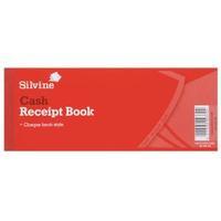 Silvine Receipt Book 80x202mm With Counterfoil Pack of 36 233