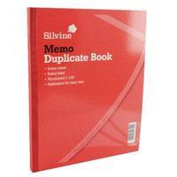 Silvine Duplicate Memo Book 254x203mm Pack of 6 602-T