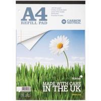 Silvine Carbon Neutral A4 Refill Pad 120 Pages Ruled with Margin Pack