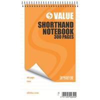 Silvine Spiral Bound Shorthand Notebook 127x203mm 150 Leaf Ruled Feint