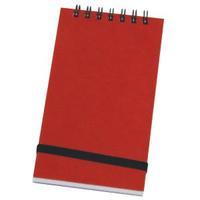 Silvine Spiral Bound Elastic Band Notebook 76x127mm 96 Leaf Ruled