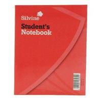 Silvine Exercise Book 200x160mm 40 Leaf Ruled Feint Pack of 24 144