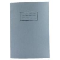 Silvine A4 Exercise Book 80 Plain Pages Blue Pack of 10 EX114