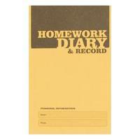 silvine a6 homework diary yellow pack of 20 ex205