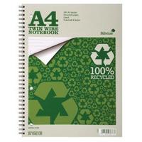 Silvine A4 Everyday Recycled Wiro Notebook 104 Pages Feint Ruled Pack