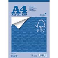 Silvine A4 Refill Pad 4 Hole Punched 160 Pages Feint Ruled With Margin