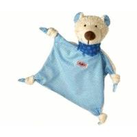 sigikid pastel bear blue baby comforter 26 cm