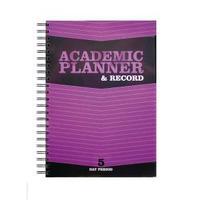 silvine 5 period purple a4 teacher academic planner and record ex201