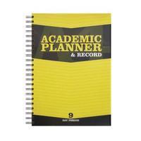 Silvine 9 Period Yellow A4 Teacher Academic Planner and Record EX203