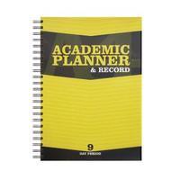 silvine 9 period yellow a4 teacher academic planner and record ex203