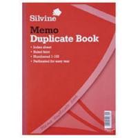 Silvine Duplicate Memo A4 Book 614-T