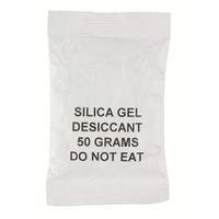 Silica Gel 50g Sachets White Pack of 250 SGS50