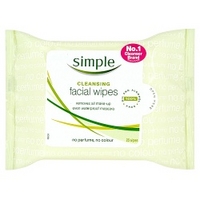 Simple Kind to Skin Cleansing Facial Wipes x 25