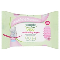 Simple Baby Moisturising Wipes 80 Wipes