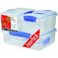 Sistema Klip It Storage Container 6 Pack